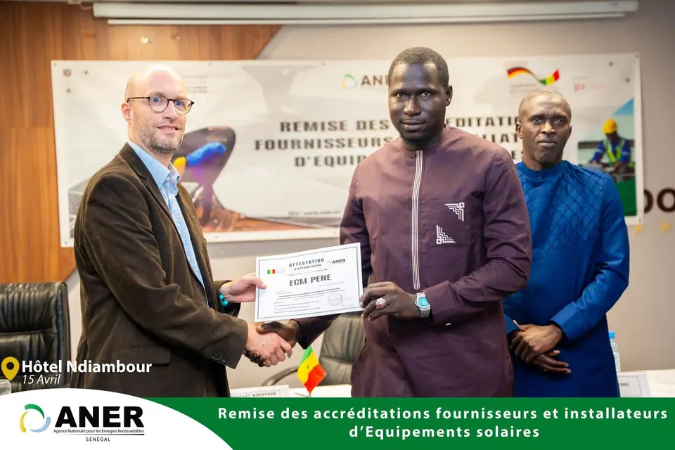 ECMPENE lors de sa remise d’accréditation